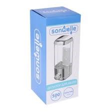 Дозатор для мыла SonWelle HS-40801/S05-021 500мл 6,5*8,5*20см - фото 14270
