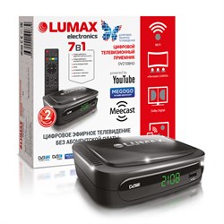 Телевизионный приемник LUMAX DV2108HD цифровой - фото 20109