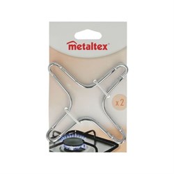 Подставка Metaltex 20.33.02 на газовую плиту 2 шт - фото 20657