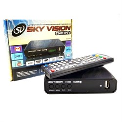 Ресивер SKY VISION стандарта DVB-T2 цифровой/Т2401 IPTV/282-103 - фото 20773