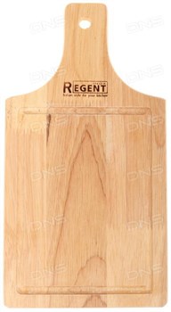 Доска разделочная REGENT 93-BO-1-02.1 с ручкой и желобком 28х15х1,2см - фото 20880