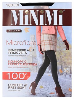 Колготки женские MiNiMi "MICROFIBRA 100" Nero 2-S - фото 22412
