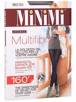 Колготки женские MiNiMi "MULTIFIBRA 160" Moka 5-XL - фото 22423