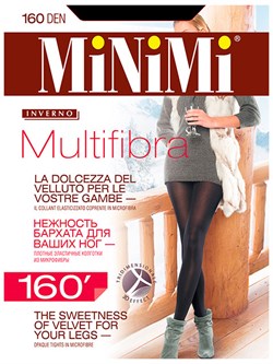 Колготки женские MiNiMi "MULTIFIBRA 160" Nero 2-S - фото 22426