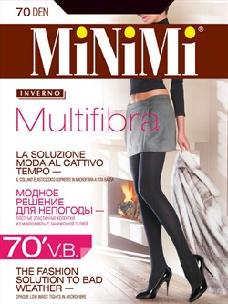 Колготки женские MiNiMi "MULTIFIBRA 70" Fumo 3-M - фото 22440