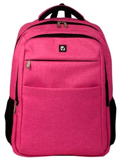 Рюкзак BRAUBERG молодежный с отделением для ноутбука, "Омега", розовый, 49х35х18 см     226343 - фото 22805