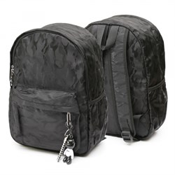 Рюкзак подростковый 40х26х14,5 см, 1 отделение, 1 карман, черный, 254-308 - фото 22837
