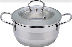 Кастрюля BEKKER Premium MINI POT BK-1626 с крышкой 1,6л - фото 27225