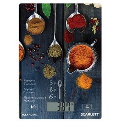 Весы Scarlett SC-KS57P68 кухонные SPICES - фото 30800