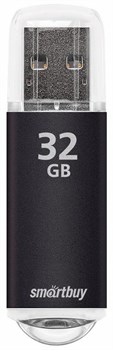 Накопитель USB Smartbuy флешка 32GB V-Cut Black - фото 31922