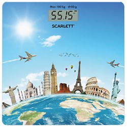Весы напольные Scarlett SC-BS33E021 Путешествия - фото 32208