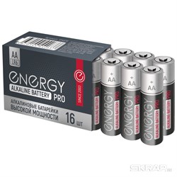 Батарейки Energy Pro LR6/16S (АА) 16 шт. термоусадка + коробка 104978 - фото 32448