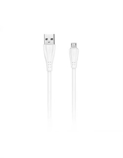 Кабель Smartbuy USB-microUSB 1м 2А Gear Белый - фото 36133