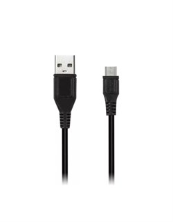 Кабель Smartbuy USB-microUSB 1м iK-12с черный - фото 36139