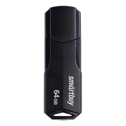 Накопитель USB Smartbuy Clue Black флешка 64GB - фото 36827