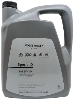 Масло моторное VW SPECIAL Diesel 5w40 5л - фото 49654
