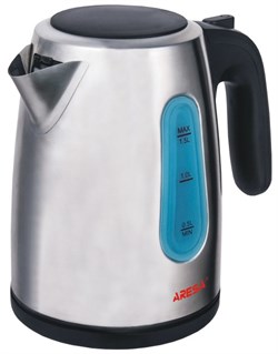 Чайник электрический Aresa AR-3404 1,5л нержавеющий - фото 8402