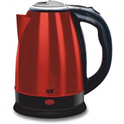 Чайник электрический HITT HT-5003 1,8л нержавеющий красный - фото 8580