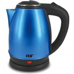 Чайник электрический HITT HT-5004 нержавеющий синий - фото 8581