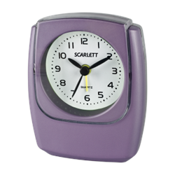 Будильник Scarlett SC-802 фиолетовый - фото 9238