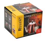Чайник заварочный REGENT 93-TEA-SD-02 Stendal 1 л с ситечком красный