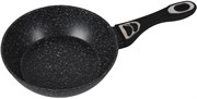 Сковорода BEKKER BK-7880 глубокая черная 28 см с мраморным покрытием