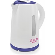 Чайник электрический Мастерица EK-1701М белый-фиолетовый