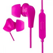 Наушники Perfeo ALPHA внутриканальные с микрофоном розовые