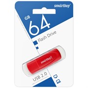 Накопитель USB Smartbuy флешка 64GB Scout Red