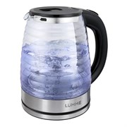 Чайник электрический Lumme LU-4101 стеклянный 2,0 л черный жемчуг