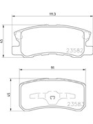 Тормозные колодки Nisshinbo NP3004