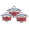 Набор посуды RAINSTAHL Red RS\CW-1626-06 6 предметов капсульное дно - фото 11831