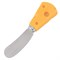 Нож МультиДом DA50-136 для сыра и масла "Сырный ломтик" - фото 32005