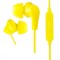 Наушники Perfeo ALPHA внутриканальные с микрофоном желтые - фото 33029